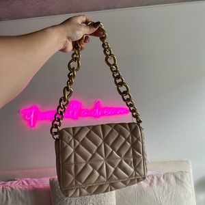 Zara faux leather shoulder bag